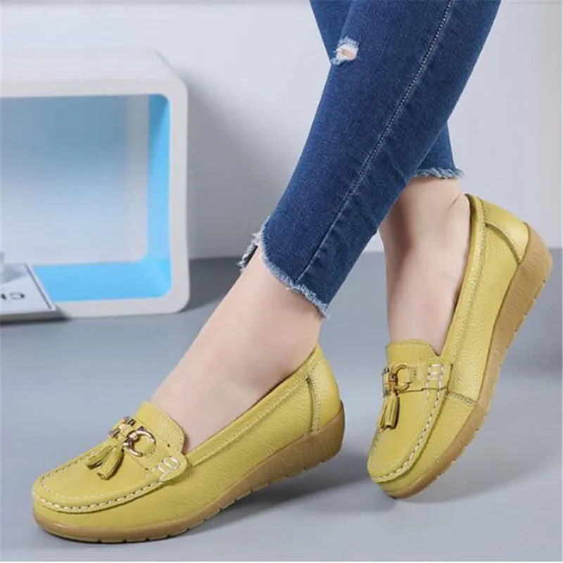 Women Ballet Shoes Flats Cut Out Leather Breathbale Moccains Women Boat Shoes Ballerina Ladies Shoes
Women Ballet Shoes Flats Cut Out Leather Breathbale Moccains Women Boat Shoes Ballerina Ladies Shoes