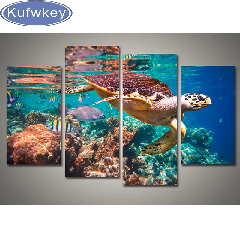 4 pcs diy Diamond Embroidery Sea turtle Diamond Painting Cross Stitch Underwater world Diamond Mosaic Embroidery Home Decoration
4 pcs diy Diamond Embroidery Sea turtle Diamond Painting Cross Stitch Underwater world Diamond Mosaic Embroidery Home Decoration