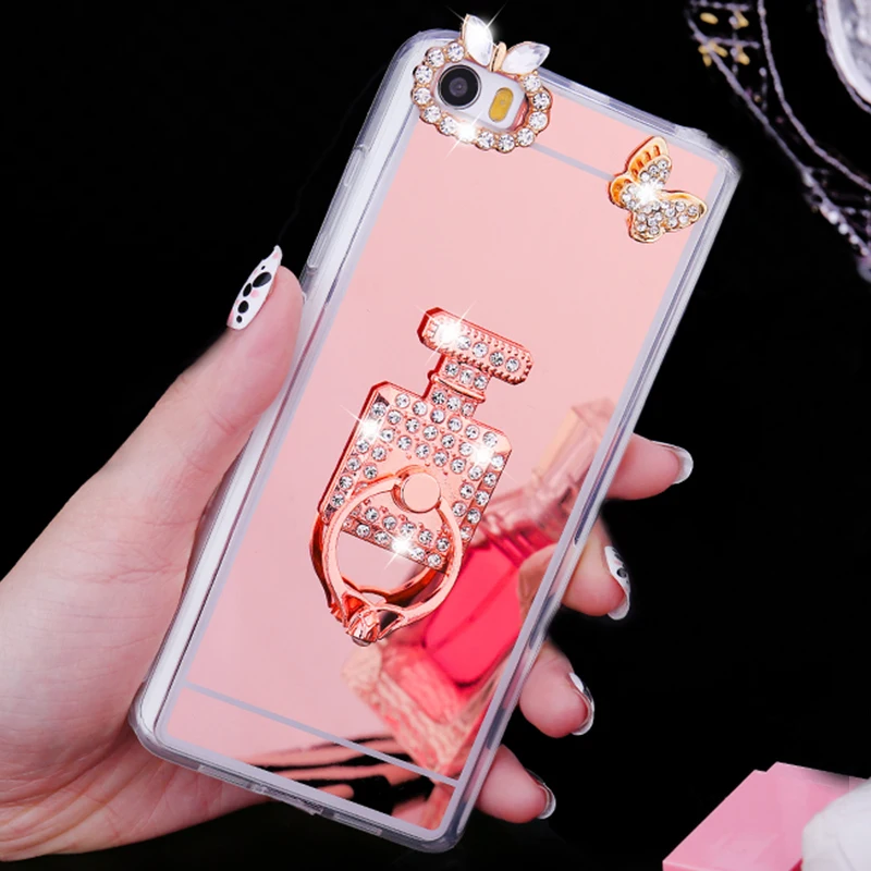 

Luxury Bling Mirror Electroplating Soft TPU Cases For Xiaomi Redmi 4 4X 4A 3 5A Note 5 Pro Cover Protective Cases Redmi 6 6X S2