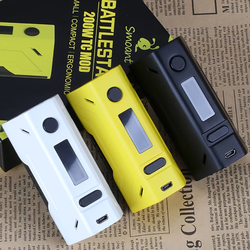 100% оригинальный испаритель Smoant BattleStar 200 Вт TC VW Box Mod подходит для двух