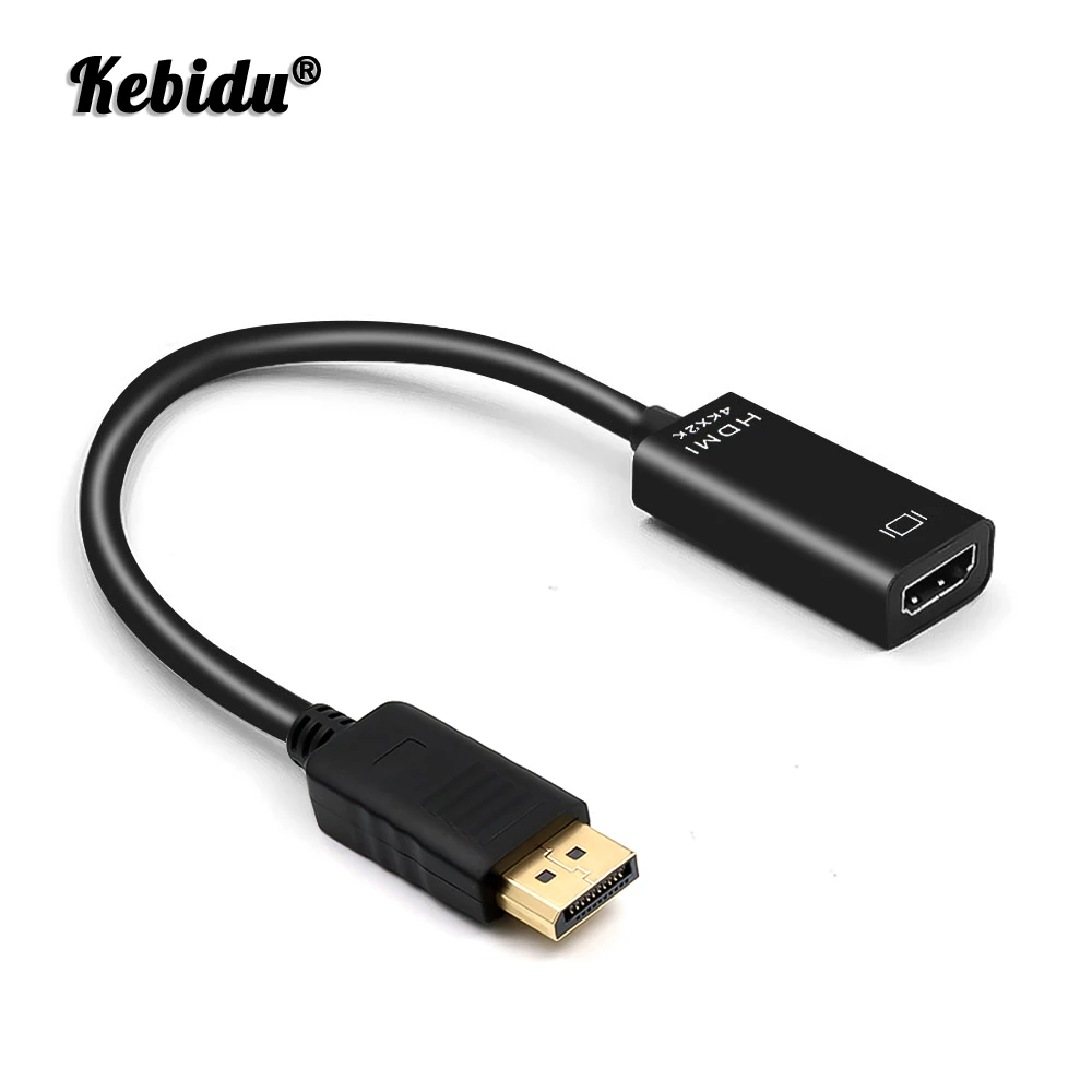 Переходник с порта дисплея DP на HDMI совместимый Кабельный адаптер 1080P 4K штекер