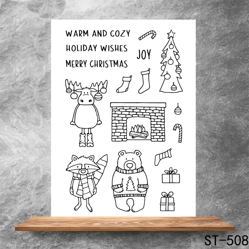 Warm and comfortable holiday Transparent Clear Stamps DIY Scrapbooking Album Card Making DIY Decoration Making Embossing Stencil
Warm and comfortable holiday Transparent Clear Stamps DIY Scrapbooking Album Card Making DIY Decoration Making Embossing Stencil