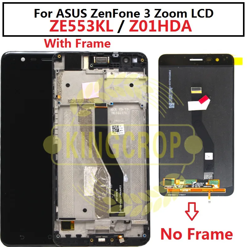 ЖК-дисплей 5 дюйма Для Zenfone 3 Zoom ZE553KL 1920x1820 дисплей для ASUS ZenFone ZE553 Z01HDA дигитайзер