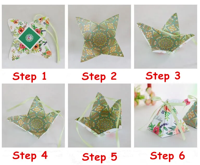100pcs/lot Pyramid Style box Wedding Favour Boxes Sweet Spring Flower Party Favor Candy Boxes with Ribbon Tag
100pcs/lot Pyramid Style box Wedding Favour Boxes Sweet Spring Flower Party Favor Candy Boxes with Ribbon Tag