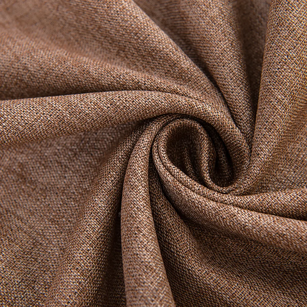 Custom Size Ready Made Plain Coffee Linen Blackout Window Curtain for Bedroom Room Finished Shading Fabric Window Treatment
Custom Size Ready Made Plain Coffee Linen Blackout Window Curtain for Bedroom Room Finished Shading Fabric Window Treatment