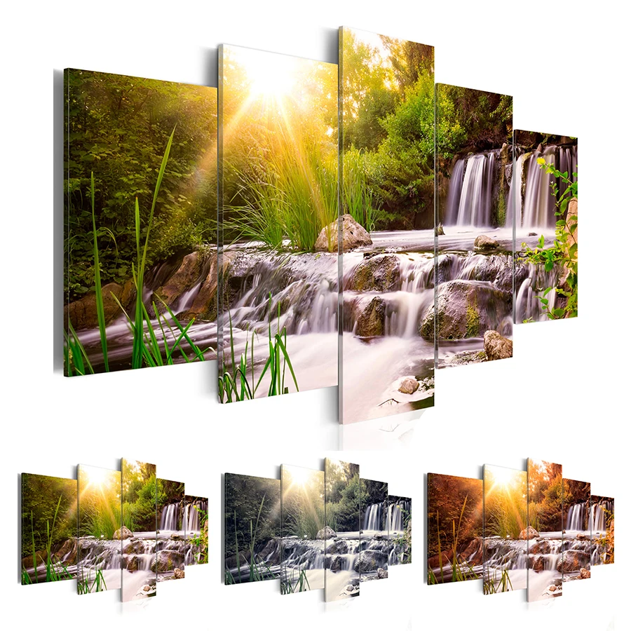 (Unframed, Only Print) Waterfall Design Canvas Art Print Modern Home Decoration Landscape decoration Painting, Choose Size:3
(Unframed, Only Print) Waterfall Design Canvas Art Print Modern Home Decoration Landscape decoration Painting, Choose Size:3