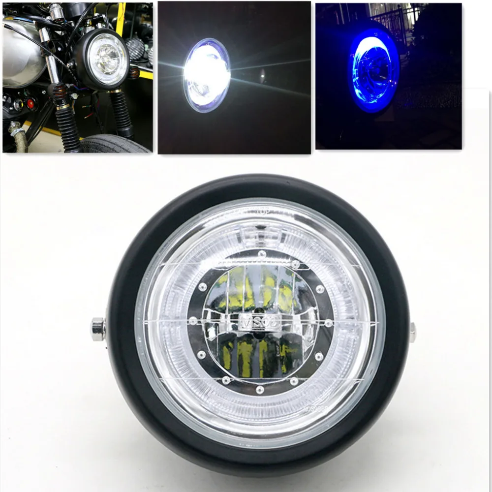 6.5" Motorcycle LED Headlight Motocross HeadLamp Bulb DRL With Angel Ring for Harley Sportster Cafe Racer Bobber Motorbikes
6.5" Motorcycle LED Headlight Motocross HeadLamp Bulb DRL With Angel Ring for Harley Sportster Cafe Racer Bobber Motorbikes