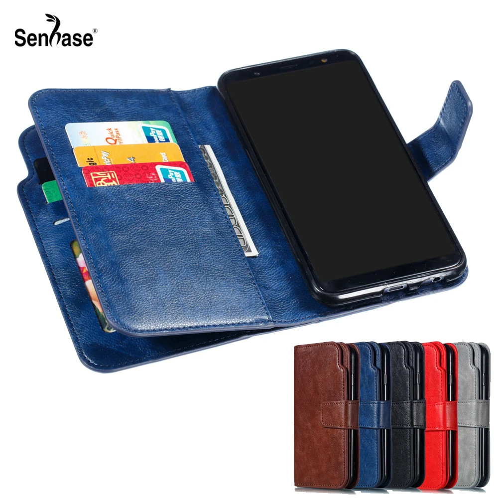 Чехол книжка из искусственной кожи в стиле ретро для Samsung Galaxy J3 J5 J7 2016 2017 J2 Pro J4 J6 Plus