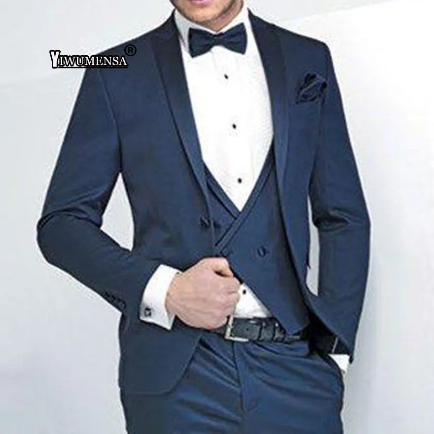 Y670 Navy Blue Suits Men Formal Business Office Wear 3 Pieces Jacket Vest Pants Groom Wear Wedding Tuxedo Tailor-Made Male Dress
Y670 Navy Blue Suits Men Formal Business Office Wear 3 Pieces Jacket Vest Pants Groom Wear Wedding Tuxedo Tailor-Made Male Dress