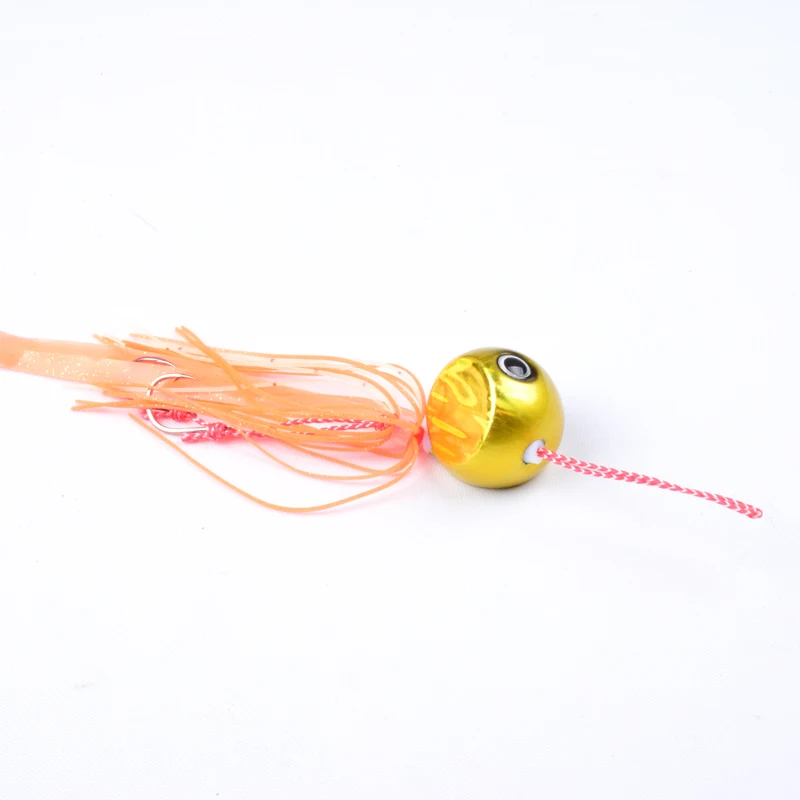 Rubber Jig 60g Slider Snapper/Sea bream Jig head with skirt lead jig lead fish jigging lure metal fishing lure
Rubber Jig 60g Slider Snapper/Sea bream Jig head with skirt lead jig lead fish jigging lure metal fishing lure