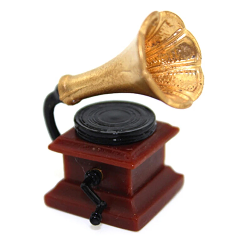 1/12 Dollhouse Miniature Accessories Mini Retro Phonograph Simulation Furniture Model Toys for Doll House Decoration
1/12 Dollhouse Miniature Accessories Mini Retro Phonograph Simulation Furniture Model Toys for Doll House Decoration