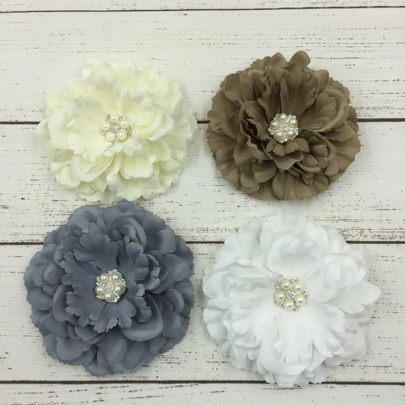 50pcs/lot 11CM 4 Colors Newborn DIY Chic Shabby Artificial Shaped Fabric Hair Flowers With Decorative Buttons For Baby Headband
50pcs/lot 11CM 4 Colors Newborn DIY Chic Shabby Artificial Shaped Fabric Hair Flowers With Decorative Buttons For Baby Headband