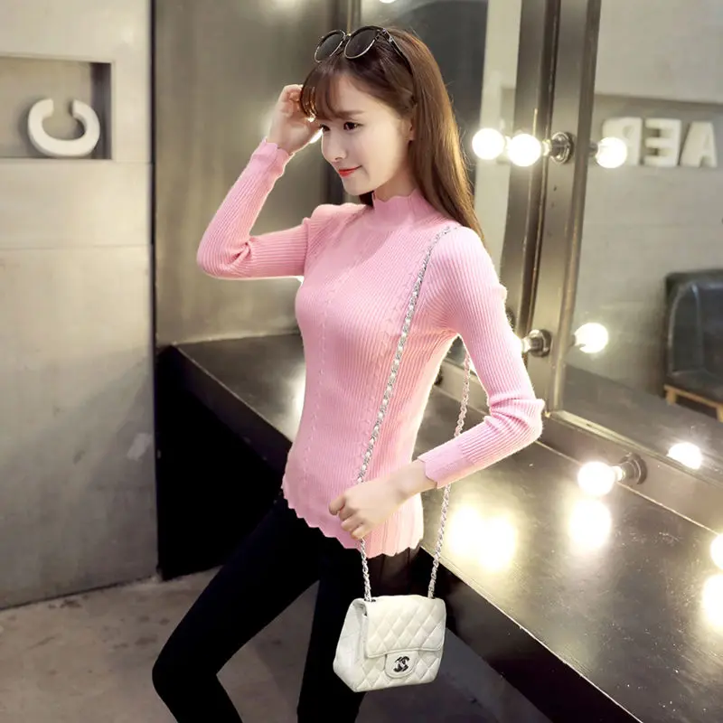 The new winter sweater in a long sleeved sweater Korean Short semi Turtleneck Shirt slim thickening
The new winter sweater in a long sleeved sweater Korean Short semi Turtleneck Shirt slim thickening