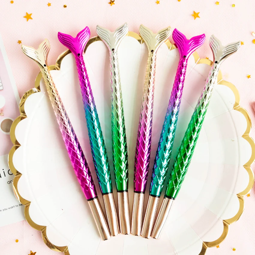 1PC Cute Mermaid Gel Pen 0.5MM Refill, Black Ink, Creative Signature Pen Dazzling Girl Kids Gel Pen School Supplies Lovely Gift
1PC Cute Mermaid Gel Pen 0.5MM Refill, Black Ink, Creative Signature Pen Dazzling Girl Kids Gel Pen School Supplies Lovely Gift