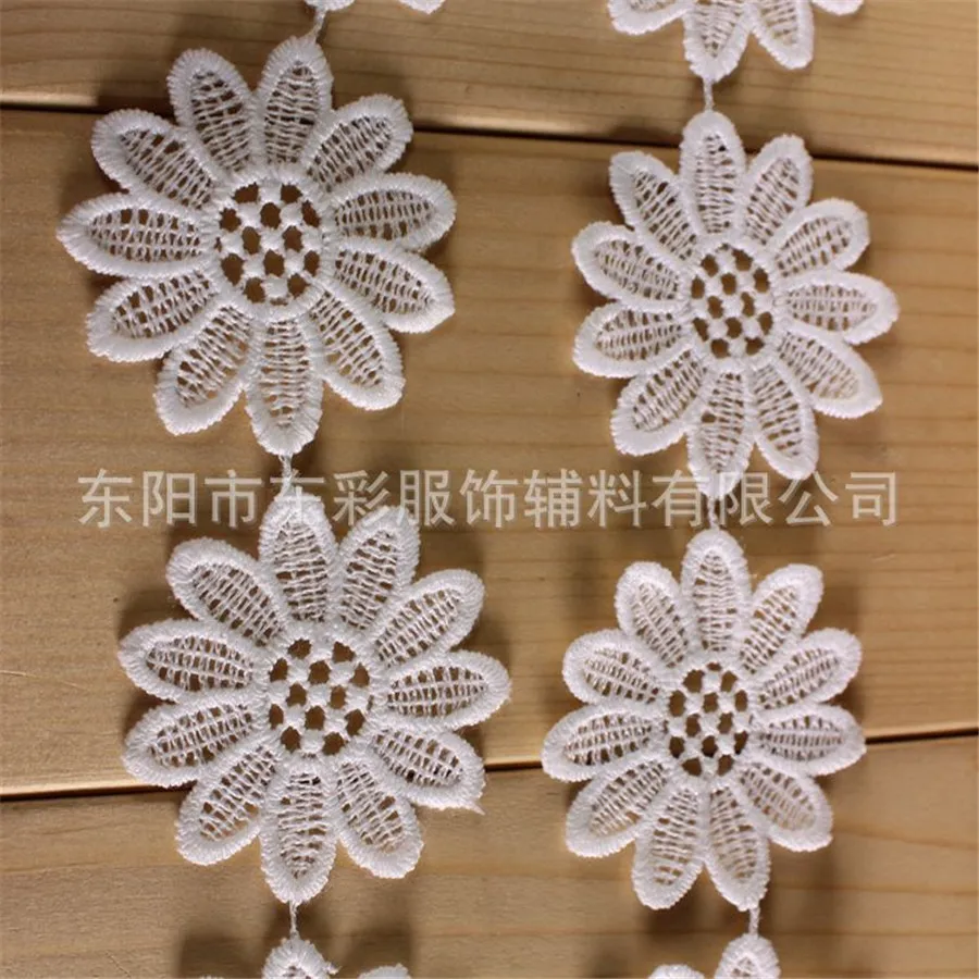 15yards*4.5 cm Embroidery Lace Ribbon White Lace Fabric DIY Sewing Handmade Wedding Supplies Children's Clothes Accessories
15yards*4.5 cm Embroidery Lace Ribbon White Lace Fabric DIY Sewing Handmade Wedding Supplies Children's Clothes Accessories
