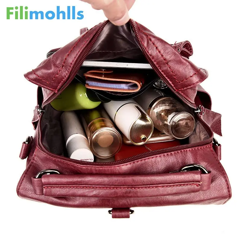 High Quality Women Bag School Bag Backpack Girl Multifunction Women Backpacks Leather Female Travel Shoulder Bag Backpack S1527
High Quality Women Bag School Bag Backpack Girl Multifunction Women Backpacks Leather Female Travel Shoulder Bag Backpack S1527