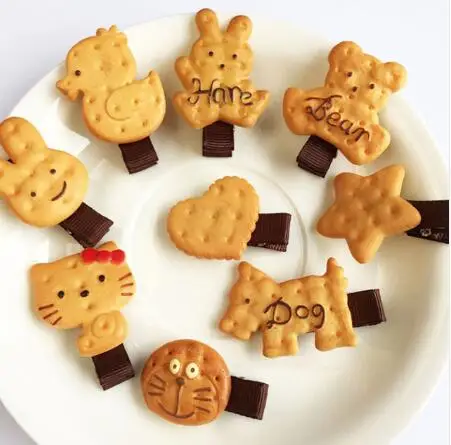 2017 New 12Pairs/Lot Girl Cute Simulated Biscuits Cartoon Shape Hair Clip Headbands Hairpins Kids Hairclip Hair Accessories
2017 New 12Pairs/Lot Girl Cute Simulated Biscuits Cartoon Shape Hair Clip Headbands Hairpins Kids Hairclip Hair Accessories