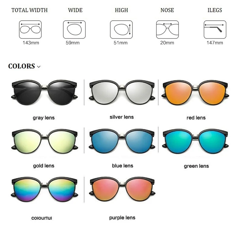 iGUETTA 2019 Cat Eye Sunglasses Women Retro Big Frame Cateye Mirror Sun Glasses Fashion Vintage Brand Designer Sunglass IYJA437
iGUETTA 2019 Cat Eye Sunglasses Women Retro Big Frame Cateye Mirror Sun Glasses Fashion Vintage Brand Designer Sunglass IYJA437