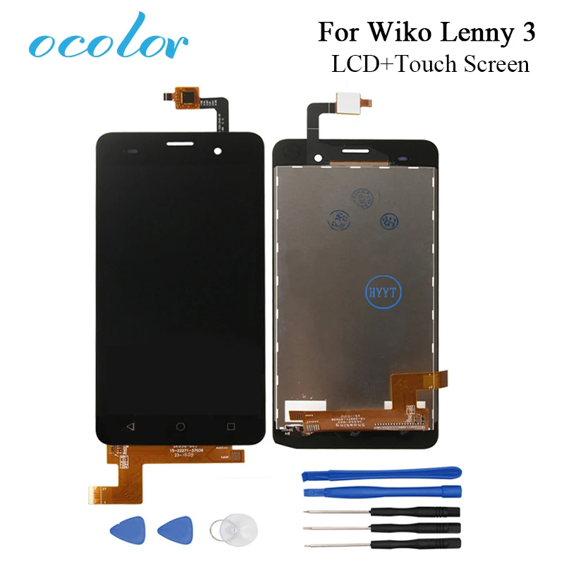 Ocolor для Wiko Lenny 3 ЖК дисплей + сенсорный экран хороший дигитайзер сборка Замена с