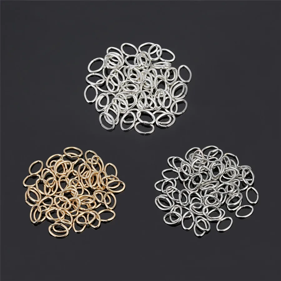 Ckysee 200Pcs/lot 7x5mm Oval Shaped Metal Jump Rings Split Rings KC Gold Silver Rhodium Color Ring Connector Diy Jewelry Making
Ckysee 200Pcs/lot 7x5mm Oval Shaped Metal Jump Rings Split Rings KC Gold Silver Rhodium Color Ring Connector Diy Jewelry Making