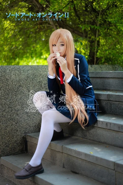 Sword Art Online Asuna School Uniform Cosplay costume Halloween Christmas cosplay costume Badge+Skirt+ Blouse+Coat
Sword Art Online Asuna School Uniform Cosplay costume Halloween Christmas cosplay costume Badge+Skirt+ Blouse+Coat