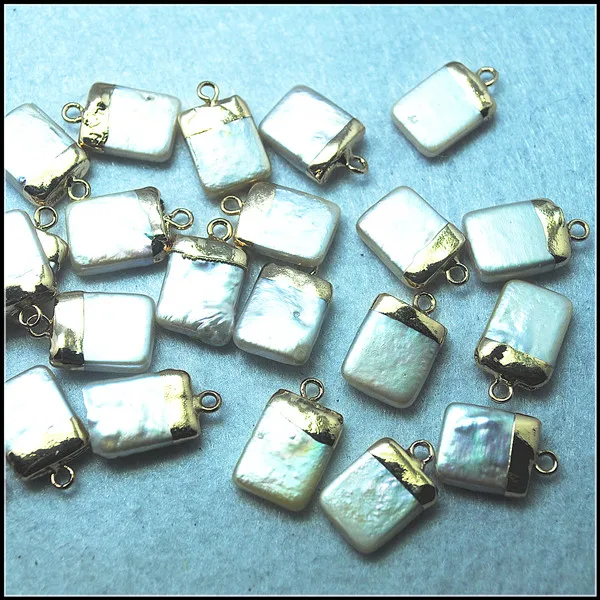 4PCS Natural Cultured Freshwater Pearl Rectangle Shape With Golden Plated Size 10X14MM Beads Accessories Jewelry Findings
4PCS Natural Cultured Freshwater Pearl Rectangle Shape With Golden Plated Size 10X14MM Beads Accessories Jewelry Findings