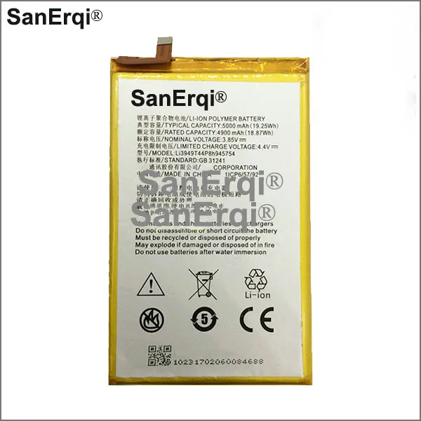 Аккумулятор Li3949T44P8h945754 5000 мАч для ZTE Blade A2 Plus BV0730 A2Plus / ZTE Blade A610 Plus
Аккумулятор Li3949T44P8h945754 5000 мАч для ZTE Blade A2 Plus BV0730 A2Plus / ZTE Blade A610 Plus