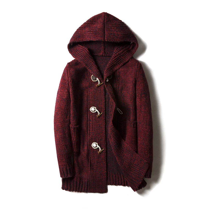 Sweater Men Cardigan Long Camisa Masculina Mens Slim Fit Hooded Knit Sweater Fashion Cardigan Long Trench Coat Knitted Jacke
Sweater Men Cardigan Long Camisa Masculina Mens Slim Fit Hooded Knit Sweater Fashion Cardigan Long Trench Coat Knitted Jacke