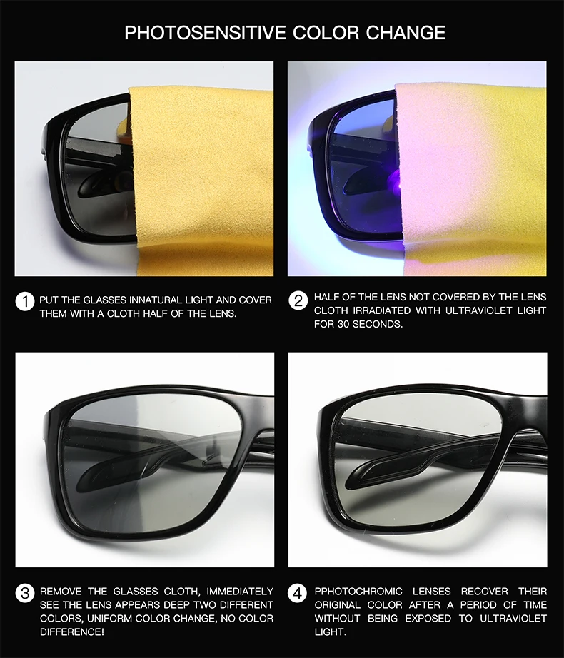 WarBLade 2018 Polarized Photochromic Sunglasses Men Driving Outdoor Sport Anti-glare Goggles Chameleon Discoloration Sun Glasses
WarBLade 2018 Polarized Photochromic Sunglasses Men Driving Outdoor Sport Anti-glare Goggles Chameleon Discoloration Sun Glasses