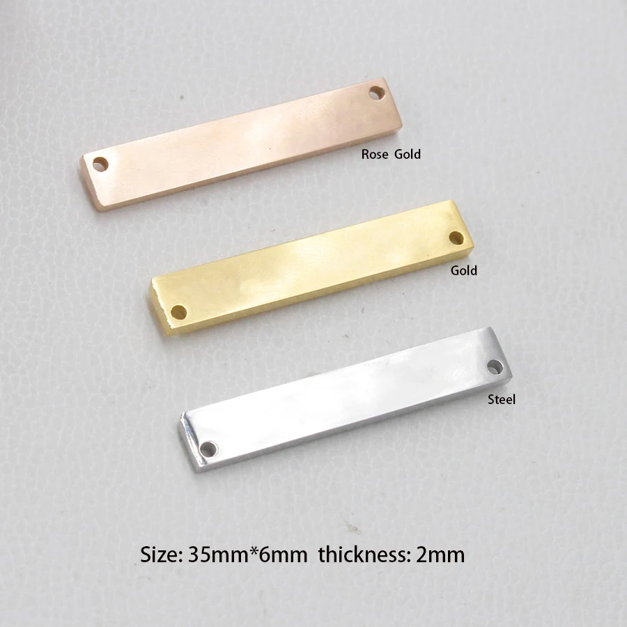 5pcs/Lot 316L Stainless Steel Charms 3 Colors Mirror Polish Bar Charms Pendant for Making Bar Necklace DIY Handmade Accessories
5pcs/Lot 316L Stainless Steel Charms 3 Colors Mirror Polish Bar Charms Pendant for Making Bar Necklace DIY Handmade Accessories