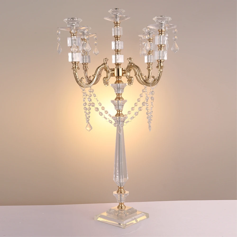 Acrylic Candle Holders Candelabras With Crystal Pendants 77 CM/30" Height Marriage Candlestick Wedding Centerpieces Home Decor
Acrylic Candle Holders Candelabras With Crystal Pendants 77 CM/30" Height Marriage Candlestick Wedding Centerpieces Home Decor