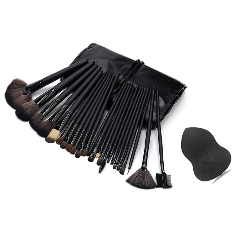24 Pcs Professional Makeup Brushes Cosmetic Tool Kits Eyeshadow Powder Consealer Lips Foundation Brush Set with Sponge P
24 Pcs Professional Makeup Brushes Cosmetic Tool Kits Eyeshadow Powder Consealer Lips Foundation Brush Set with Sponge P
