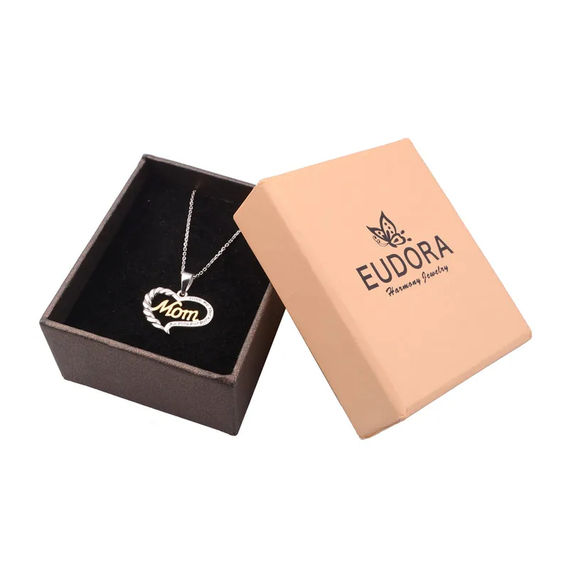 Eudora 100% 925 Silver Heart Pendant Necklace 18inch Chain " Mom in my Heart" Women Necklaces Jewelry 2019 New Arrival Style
Eudora 100% 925 Silver Heart Pendant Necklace 18inch Chain " Mom in my Heart" Women Necklaces Jewelry 2019 New Arrival Style