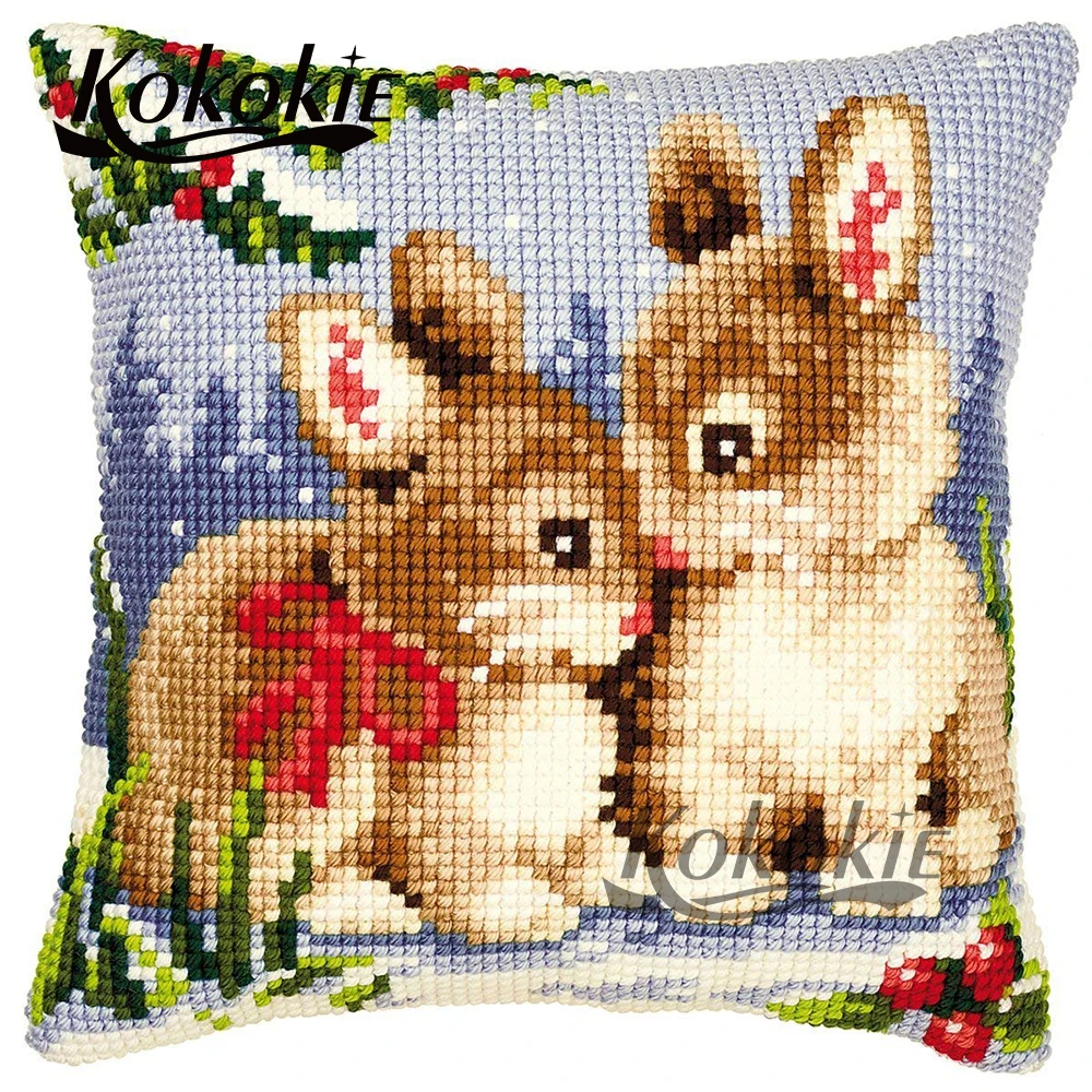 handicraft embroidery yarn needlework kits craft kits for adults decorative pillowcase rabbits embriodered mats cross stitch kit
handicraft embroidery yarn needlework kits craft kits for adults decorative pillowcase rabbits embriodered mats cross stitch kit