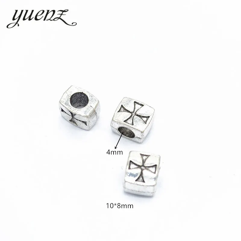 YuenZ 10pcs Antique Silver Color big hole cross Beads Spacers Beads Fit European Charm Jewelry Accessories DIY Findings R95
YuenZ 10pcs Antique Silver Color big hole cross Beads Spacers Beads Fit European Charm Jewelry Accessories DIY Findings R95