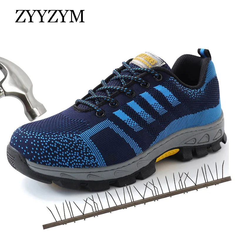 ZYYZYM Steel Toe Men Safety Work Boots Breathable Outdoors Men Shoes Sneakers Anti-piercing Wearable Protection Footwear
ZYYZYM Steel Toe Men Safety Work Boots Breathable Outdoors Men Shoes Sneakers Anti-piercing Wearable Protection Footwear
