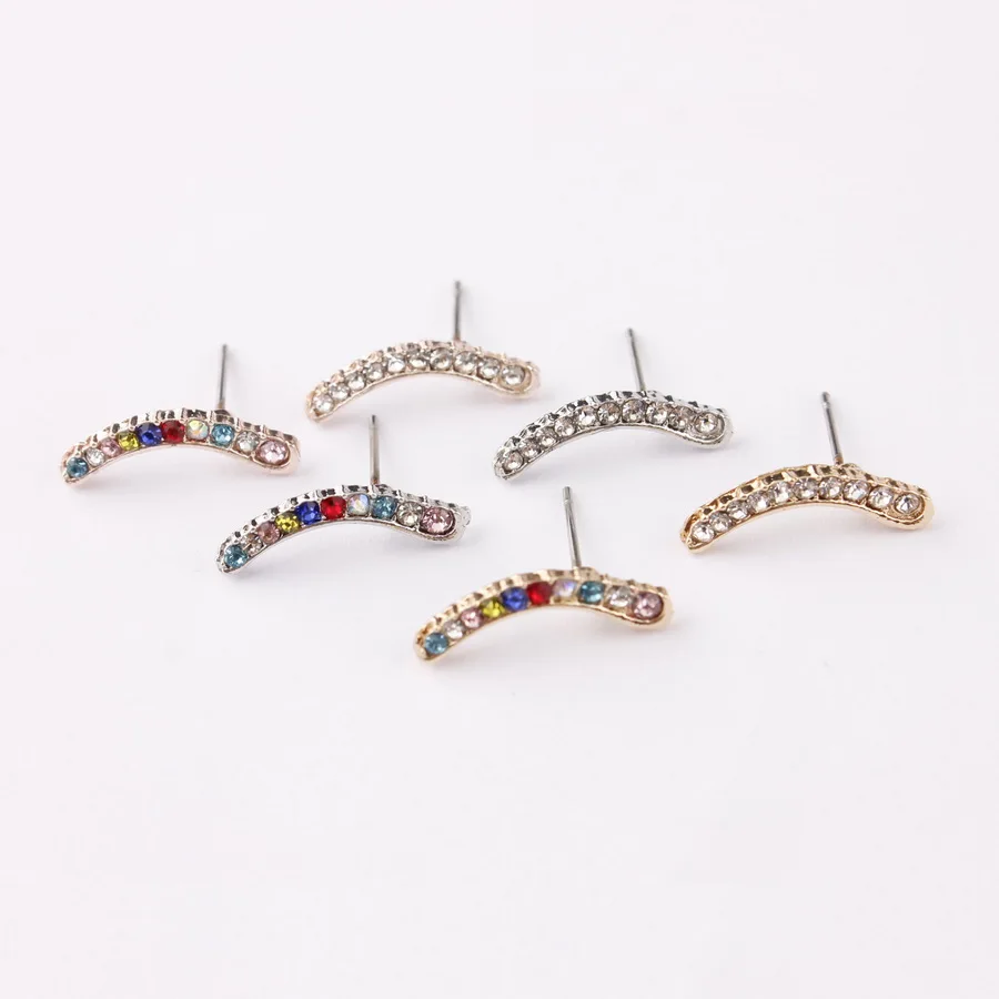 Fashion Cute Pave Crystal Shiny Rhinestone Stone Tiny Small Studs Earrings for Women
Fashion Cute Pave Crystal Shiny Rhinestone Stone Tiny Small Studs Earrings for Women