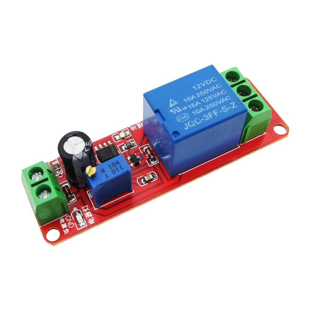 NE555 Timer Switch Adjustable Module Time delay relay Module DC 12V Delay relay shield 0~10S
NE555 Timer Switch Adjustable Module Time delay relay Module DC 12V Delay relay shield 0~10S