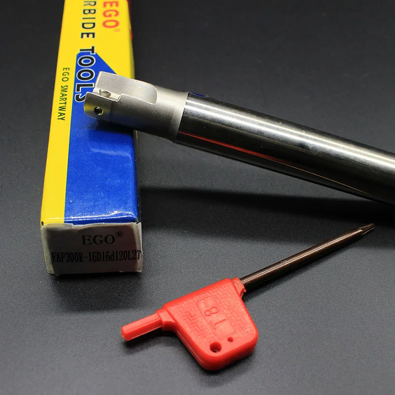 EAP300R 16D16d120L2T shoulder Milling cutter for CNC lathes Carbide blade holder tool cutting bar lathe tool Milling cutter
EAP300R 16D16d120L2T shoulder Milling cutter for CNC lathes Carbide blade holder tool cutting bar lathe tool Milling cutter
