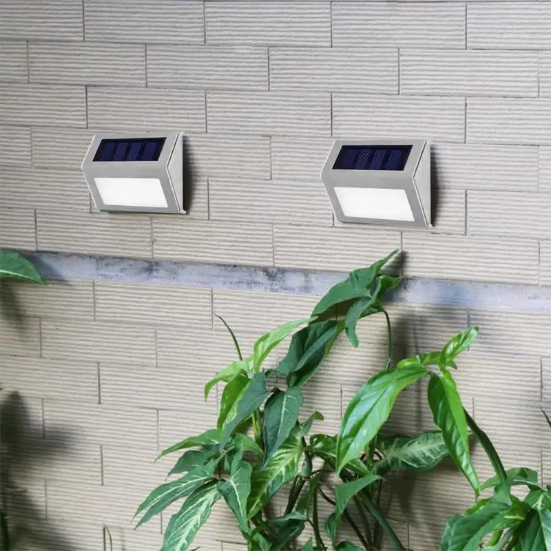 Solar Garden Lights Outdoor Solar Lights Stainless Steel 3LED Solar Stair Lights Energy Saving Wall Lamp Sunlight Dropshiping
Solar Garden Lights Outdoor Solar Lights Stainless Steel 3LED Solar Stair Lights Energy Saving Wall Lamp Sunlight Dropshiping