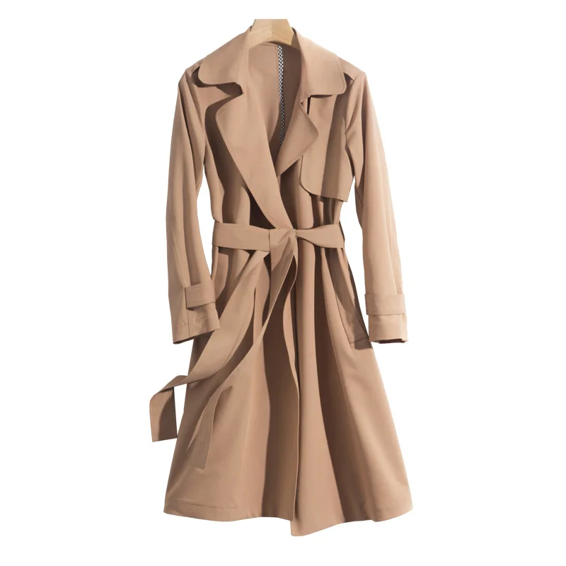 GUIYI Windbreaker Women's Middle and Long Style Korean Spring and Autumn Wear Collection Waist Show Thin Temperament Leisure
GUIYI Windbreaker Women's Middle and Long Style Korean Spring and Autumn Wear Collection Waist Show Thin Temperament Leisure