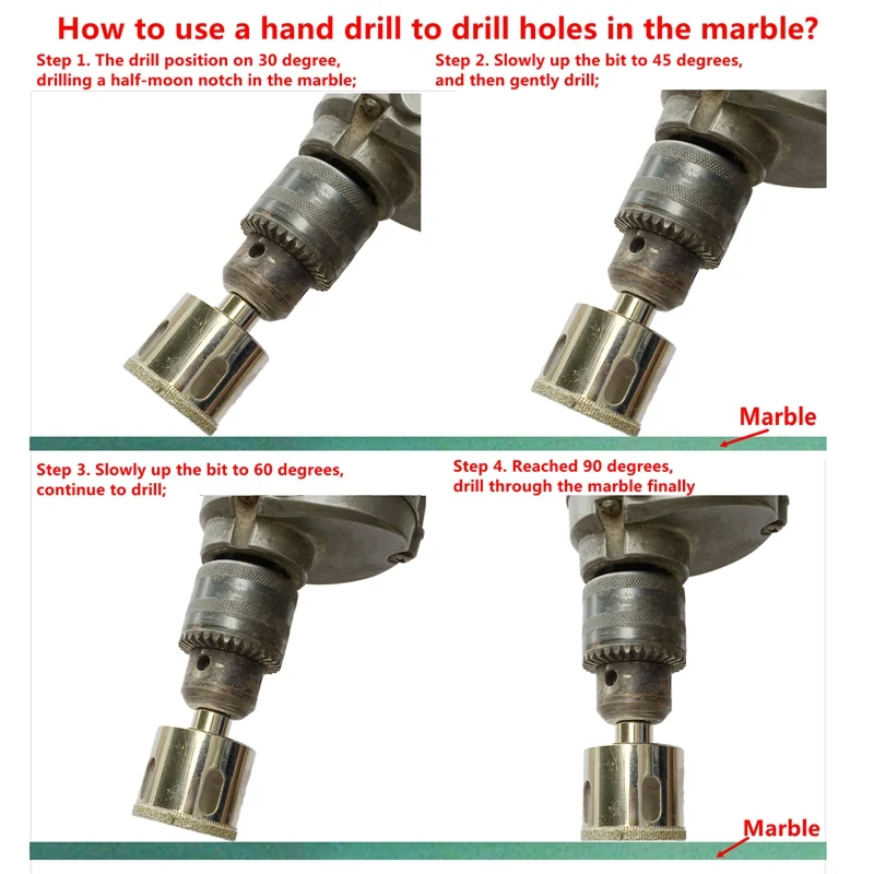 2Pcs 40 mm 1-9/16" inch Diamond Hole Saw Granite Drill Bit Coated Masonry Drilling Cutter Tools for Stone Marble Glass Ceramic
2Pcs 40 mm 1-9/16" inch Diamond Hole Saw Granite Drill Bit Coated Masonry Drilling Cutter Tools for Stone Marble Glass Ceramic