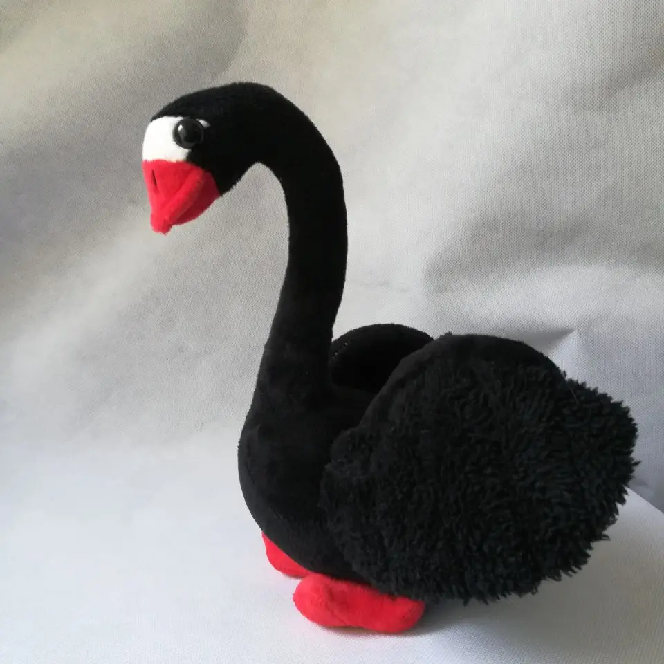 about 28cm cute black swan plush toy soft doll baby toy birthday gift d2580
about 28cm cute black swan plush toy soft doll baby toy birthday gift d2580