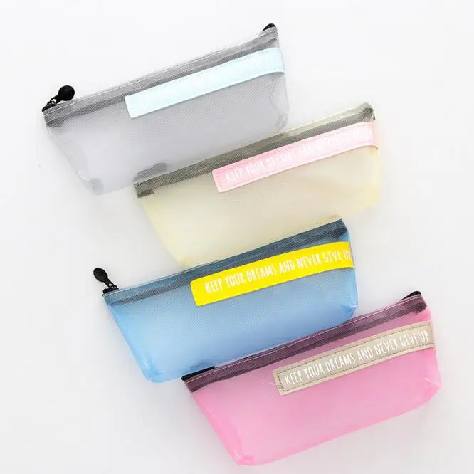 Transparent Nylon Pencil Case Makeup Mesh Bag Pencil Box School Students And Office Stationery For Girls And Boys Birthday Gift
Transparent Nylon Pencil Case Makeup Mesh Bag Pencil Box School Students And Office Stationery For Girls And Boys Birthday Gift
