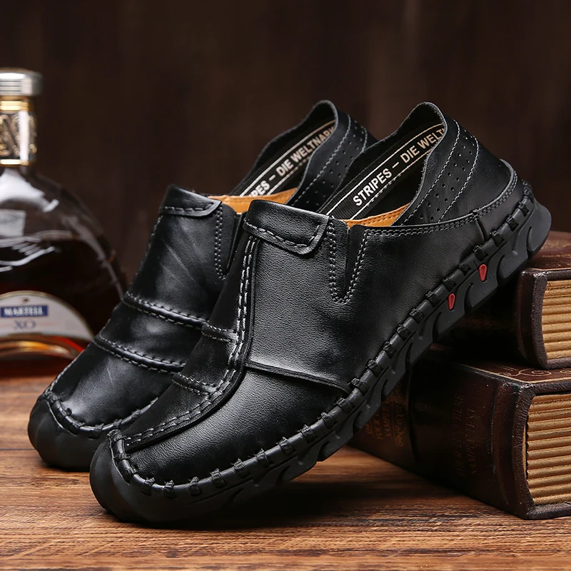 2019 new fashion leather casual shoes men loafers slip on breathable handmade shoe man classic brown black driving shoes for men
2019 new fashion leather casual shoes men loafers slip on breathable handmade shoe man classic brown black driving shoes for men