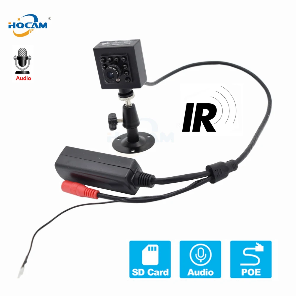Мини ip-камера HQCAM POE 720P 960P 1080P, домашняя камера видеонаблюдения, инфракрасная камера ночного видения Onvif, слот для tf-карты, приложение CamHi
Мини ip-камера HQCAM POE 720P 960P 1080P, домашняя камера видеонаблюдения, инфракрасная камера ночного видения Onvif, слот для tf-карты, приложение CamHi