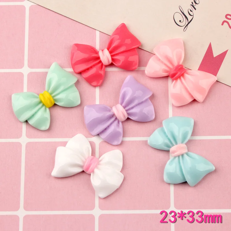 60pcs/Lot NEW Bow Tie Resin Flatback Cabochons Bowknot Flat Back DIY Hairclip Center Cell Phone Home Decoration Embellishment
60pcs/Lot NEW Bow Tie Resin Flatback Cabochons Bowknot Flat Back DIY Hairclip Center Cell Phone Home Decoration Embellishment