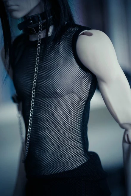 BJD doll colthes black Hollow-out mesh rock and roll vest for 1/3 BJD SD DD SD17 Uncle doll clothes accessories
BJD doll colthes black Hollow-out mesh rock and roll vest for 1/3 BJD SD DD SD17 Uncle doll clothes accessories