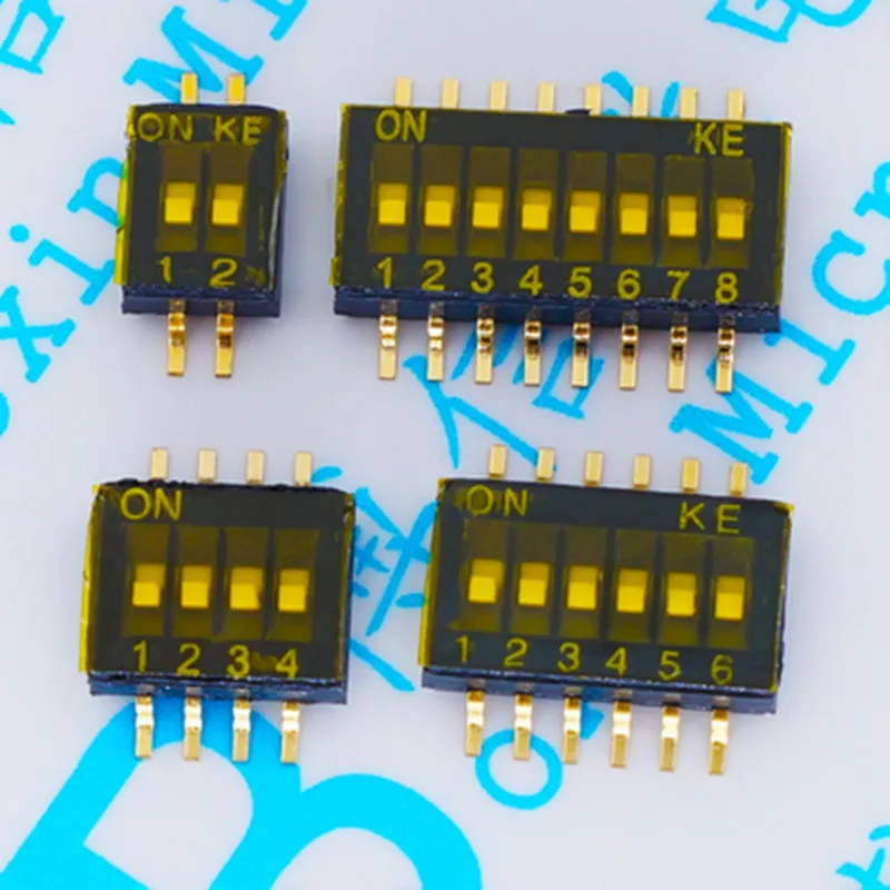 Переключатель шкального номера KE SMD 1 27 1P / 2P 3P 4P 5P 6P 8P/10P 5 шт. переключатель