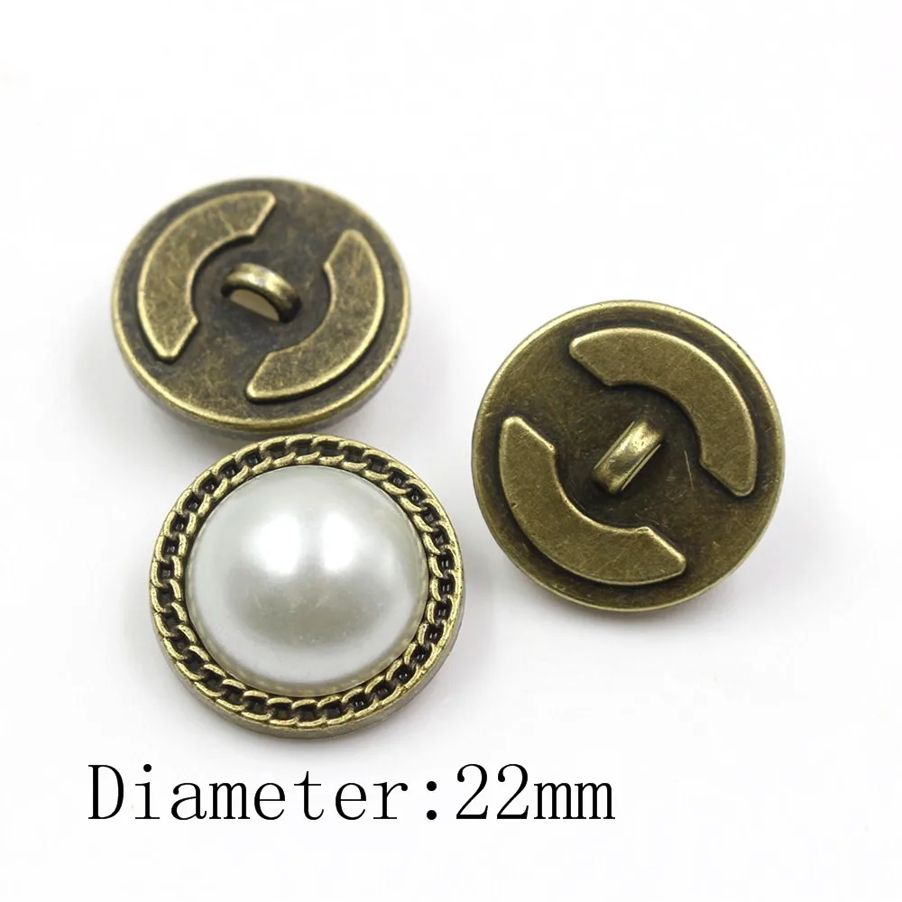 Good quality 22mm Pearl metal button sweater coat decoration buttons accessories DIY 10Pcs/Lot JS-0079
Good quality 22mm Pearl metal button sweater coat decoration buttons accessories DIY 10Pcs/Lot JS-0079